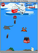 Coca-Cola Far East [Polar Ice Fishing Game  - Level 1]