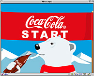 Coca-Cola Far East [Polar Ice Skiing Game  - Opening Animation 1]