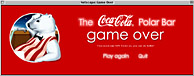 Coca-Cola Far East [Polar Bar Game  - Game Over]