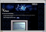Nokia Mobile Phones Asia Pacific - “The Engineer” Web Site Contest Screenshot [Scene 1]