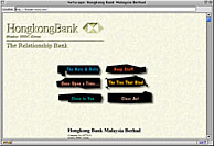 HongkongBank Malaysia  - Web Site Screenshot