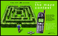 Nokia Mobile Phones Asia Pacific - “The Maze” Web Site Contest Screenshot [Entering]