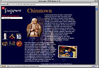 Singapore Tourist Board - Web Site Screenshot [Chinatown]
